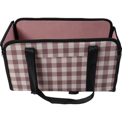 Lit pour chien transportable 3-en-1 console centrale auto siège voyage randonnée été tissu Oxford 600D coton 1 lit + 1 accessoire (1/5)