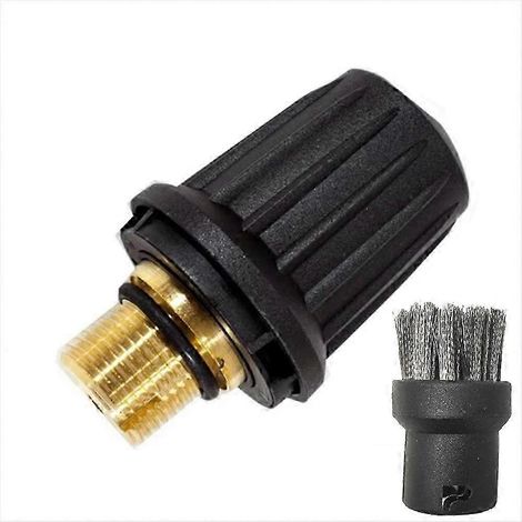 Bouchon de réservoir de rechange pour nettoyeur vapeur Karcher SC1 SC2 CTK10 SC2D, soupape de sécurité d'aspiration, couvercle de chaudière avec brosse (1/5)