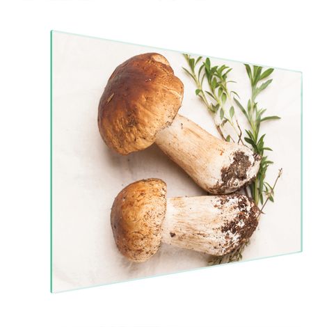 TAGLIERE IN VETRO 40x30 FUNGHI (1/5)