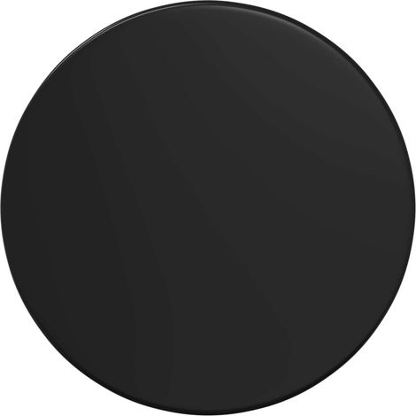 Encimera Ø 30 x 1,5 cm Redondo Madera de ingeniería Negro vidaXL