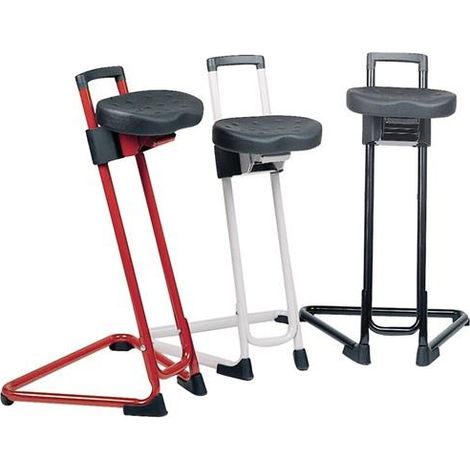 Stehhilfe Integralschaum Sitz-H.600-850mm Stahlrohr lichtgrau LOTZ