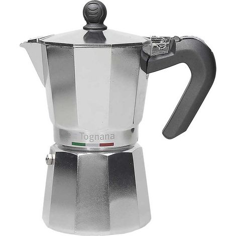 cafetière 3 tasse 0,18 L, aluminium, fabriquée en Italie (1/2)