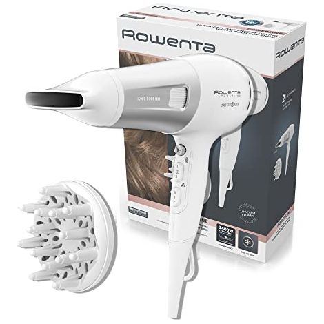 Rowenta Powerline CV5930 - Asciugacapelli de asciugacapelli ionico con tecnologia Ionic Booster, risparmio energetico de, colpo d'aria fredda de, 6 impostazioni de velocità/temperatura, protezione ter (1/4)