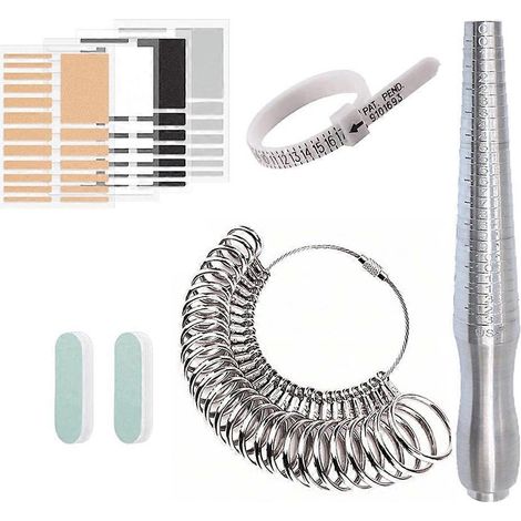 Ringmesswerkzeug-Set, Fingermessschablone