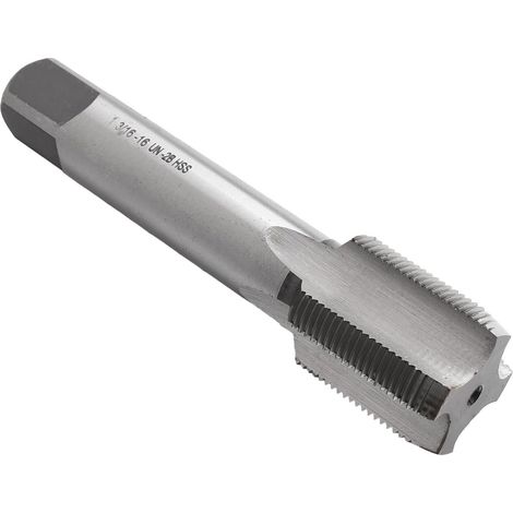 Taraud 1 pièce 1-3 16"-16 3/16" HSS pas à droite, pour métal (1/5)