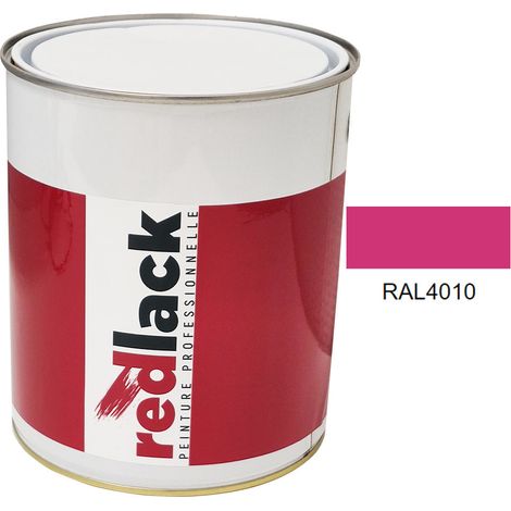 Dose 3L Lack Mehrzweckfarbe – RAL 4010 – Telemagenta – Seidenmatt – für verschiedene Oberflächen – Redlack
