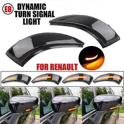 GaiBoSiPara Renault Captur Kaptur 13-16 Clio IV MK4 13-18 Zoe Luz de intermitente LED secuencial para espejo retrovisor (() (1/4)