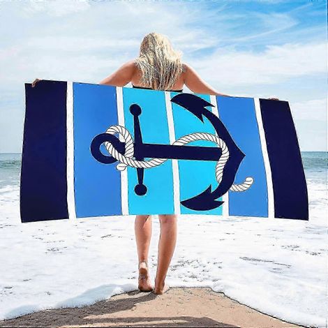 Mikrofaser-Reisehandtuch für Damen – Weiches, schnelltrocknendes und saugfähiges Strandtuch zum Schwimmen, für Urlaub und Outdoor-Aktivitäten (1/5)