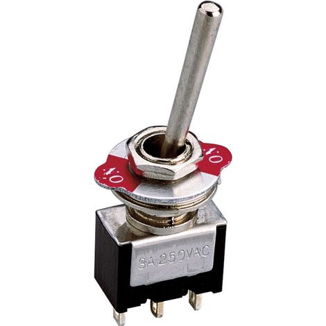 TRU COMPONENTS 1571811 LB-601-2 Kippschalter 250 V/AC 3 A 1 x Ein/Ein  rastend 1 St.