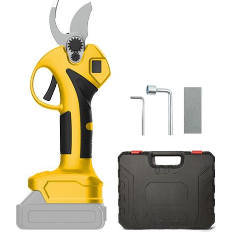 Akku-Gartenschere mit Bürstenmotor, 55 mm Schnittdurchmesser Professionelle Gartenschere, kompatibel mit Dewalt 20V-Akkus, professionelles Schneidmesser, geeignet für LCD-Bildschirme (1/5)