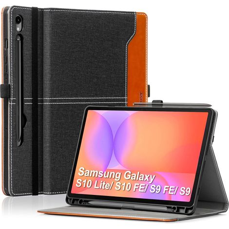 Coque pour Samsung Galaxy Tab S10 Lite 10.9"/S10 FE/S9 FE/S9 11",Denim Noir (1/5)