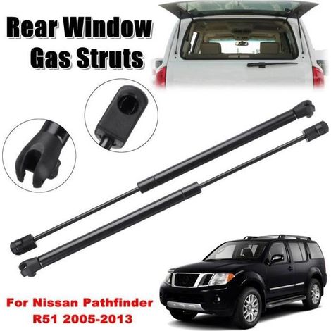 NEUFU 2x Ressort de Support Vérin à Gaz Pare-brise Arrière Pour Nissan Pathfinder R51 2005-2013 (1/4)