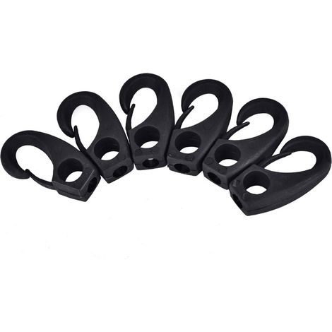 Nylon-Schockhaken für Boot, Kanu, Kajak – Schwarzes nautisches Zubehör (1/5)