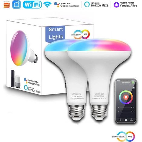 Tuya Lampadina BR30 a LED RGB+CCT Smart Wi-Fi e Bluetooth E27 (1/4)