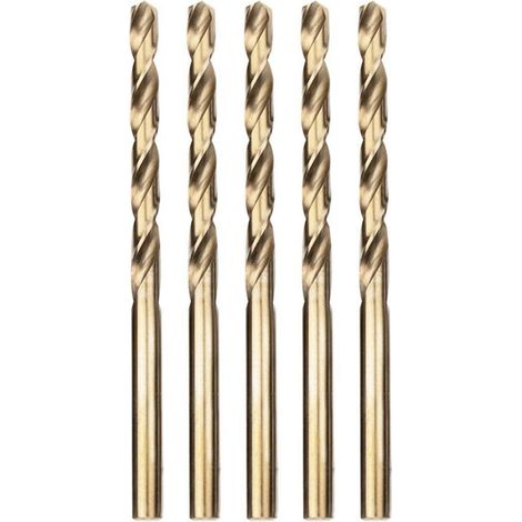 Metallbohrer HSS Kobalt Spiralbohrer 4.8mm 5er 4.8mm x 86mm x 5pcs (1/5)