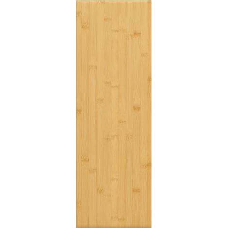Étagère murale Étagère flottante 60x20x2,5 cm bambou (1/5)