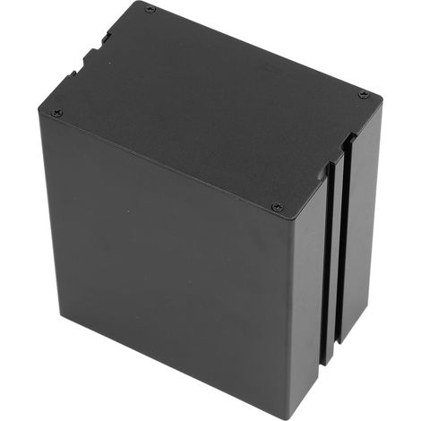 Boîtier de jonction électrique intégré en alliage d'aluminium, 90 x 138 x 150 mm, noir mat (1/5)