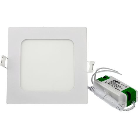 Jandei - Downlight LED 6W 6000K cuadrado empotrar blanco Downlight LED