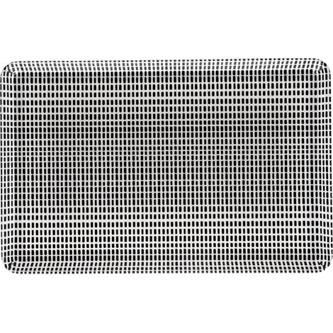 5Five Simply Smart – Plateau de service en mélamine noir 46 x 30 cm – Design moderne pour décoration intérieure – Accessoire élégant pour vos services (1/4)