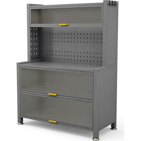 Mueble de almacenaje para alimentación de bebé gris premium modelo 11 (1/5)