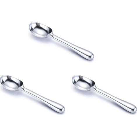 3 cucharas para helado para cocina y comedor, cuchara sopera de goma antideslizante para la cocina. (1/4)