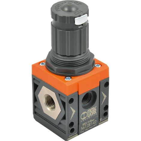Riegler Druckregler »SYNTESI«, BG1, G 1/8, 0…2 bar, o. Mano.