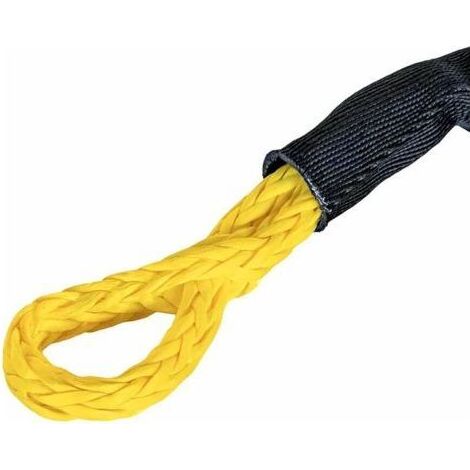 Juego de 2 grilletes suaves y resistentes - Resistencia a la rotura de 17T - Cuerda de recuperación para remolque (52 cm) (1/5)