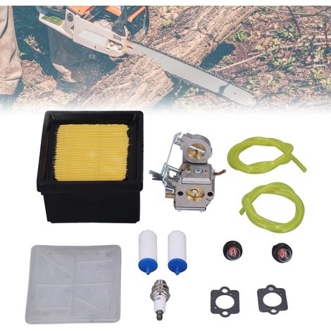 Kit de Carburetor Compatible avec Husqvarna Partner K750 K760 510 Scie à Béton Pièces C3-EL43C Filtre à Air Tuyau Carburant Bougie-KZQ (1/2)