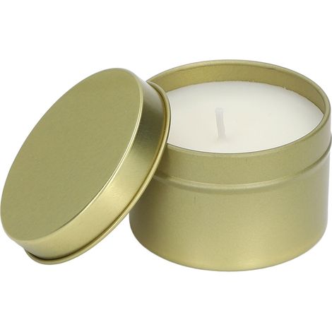 Bougie de survie parfumée 15 heures, longue durée pour urgences et extérieur, couleur or (1/5)