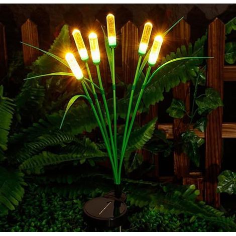2 Lampes solaires,LED,jardin,30 pouces,6 ampoules,IP65,décoration nocturne (1/5)