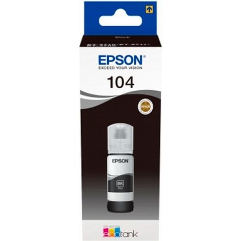 Botella de Tinta Original Epson nº104/ Negro