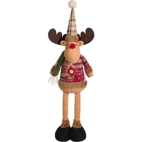 Peluches extensibles de Nol, bonhommes de neige, rennes, décorations de Nol, ornements de Nol (1/5)