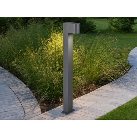 Pollerleuchte ROYA Downlight aus Aluminium Anthrazit, Höhe 100cm