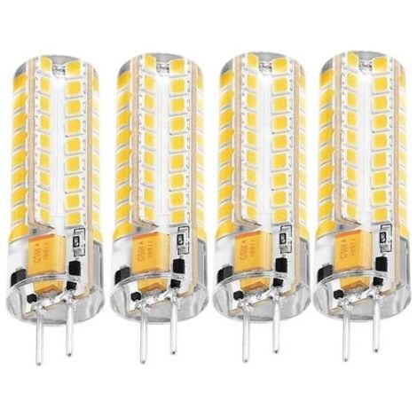 4pcs ampoules LED Gy6.35 ampoules LED Bulbes AC DC 12 V Bi Pin de remplacement halogène dimmable (1/5)