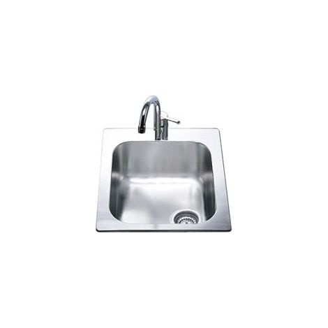 Smeg VS34 / P3 Lavello da Incasso in Acciaio Inox 1 Vasca Dimensioni 34 x 40 cm Colore Spazzolato (1/2)