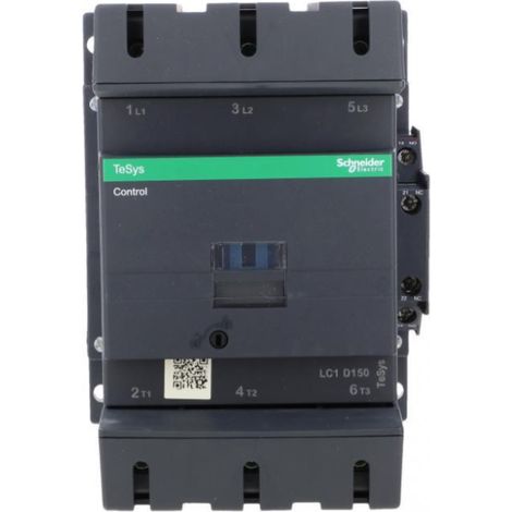 SCHNEIDER Schütz 150 A 3-polig 24 V AC 50/60 Hz 1 Öffner + 1 Schließer