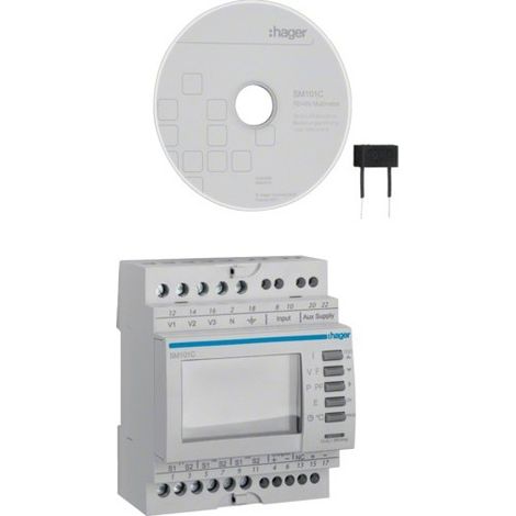 Centrale de mesure mod. comm. - COMMANDE SIGNAL HAGER SM101C (1/2)