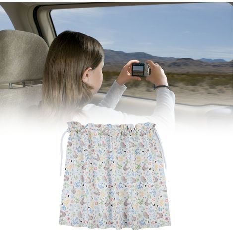 (Exclusivité Asie du Sud-Est) Pare-soleil de voiture à ventouses, protection solaire et isolation thermique, motif enfant, pour vitres latérales (Prix de vente conseillé : 75 THB) (Feuille unique - St (1/2)