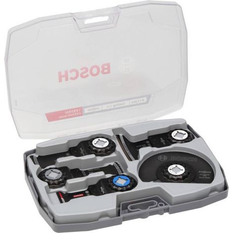 Bosch – Coffret de 5 lames oscillantes pour acier inoxydable et bois avec support Starlock – 2608669092