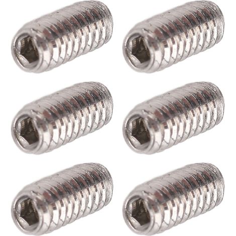 Lot de 50 vis sans tête inox A2-70, assortiment de goujons M2x4, kit de fixation boulonnerie, quincaillerie précision (1/5)