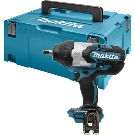 Makita – Boulonneuse à chocs 18V DTW1002ZJ – Couple max 1000 Nm – Moteur sans charbon – Pour boulons M10 à M30 – Coffret MAKPAC inclus