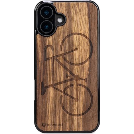 Custodia in legno Bewood per iPhone 16 Plus LIMBA BIKE (1/5)