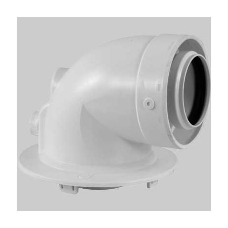 CURVA COASSIALE 90 ° RIBASSAT PER LUNA CLASSIC Dm. 60100 BAXI