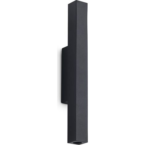 Ideal Lux LOOK Applique murale carrée 30 cm, éclairage haut et bas, noire, 2 LED 900 lm 3000 K (1/2)