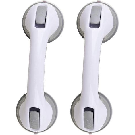 Lot de 2 barres d'appui à ventouses pour baignoire et douche - 349696.04x2 (1/4)