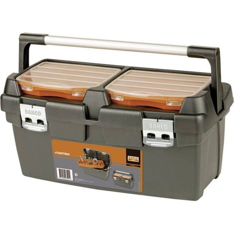Bahco – Boîte à outils vide polypropylène 4750PTB60 – Dimensions 600x295x305mm – Capacité 120kg – Verrouillable avec poignées en aluminium (1/5)