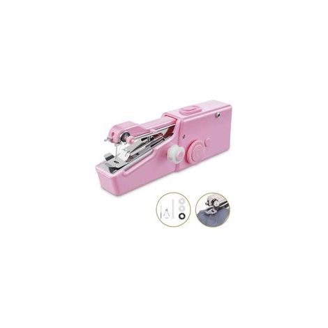 Machine à coudre portative, machine à coudre électrique sans fil, couture rapide et pratique pour vêtements en tissu, vêtements pour enfants, vêtements pour animaux (1/4)