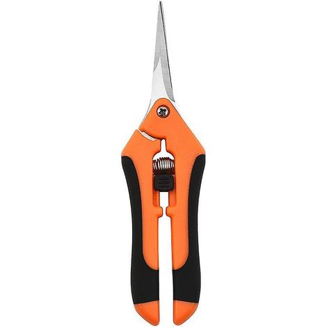 1 Pcs Scateur Orange De Jardin Professionnel Ciseaux Jardinage De Haute Prcision Avec Lames En Acier Inoxydable