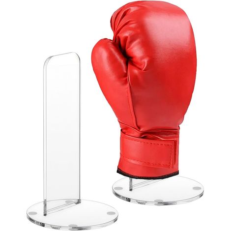 Boxhandschuhständer 2 teiliges transparentes Acryl vertikale