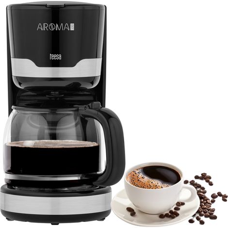 Teesa Caffettiera a goccia in vetro da 1,5 litri e 1000 W con controllo della temperatura (1/5)